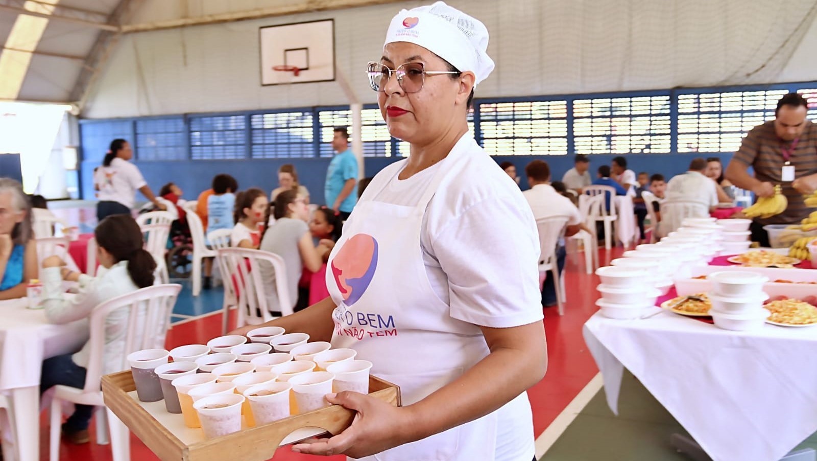 Distribuição de lanches